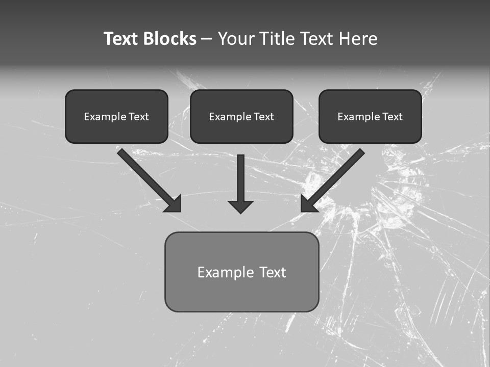 Cracked Bullet Gunshot PowerPoint Template