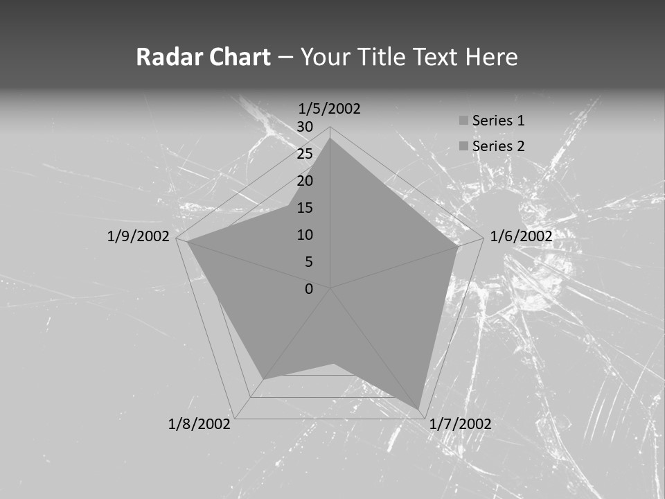 Cracked Bullet Gunshot PowerPoint Template