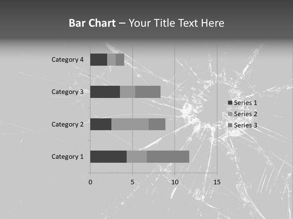 Cracked Bullet Gunshot PowerPoint Template