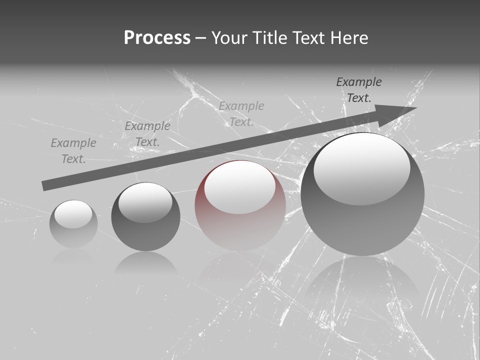 Cracked Bullet Gunshot PowerPoint Template
