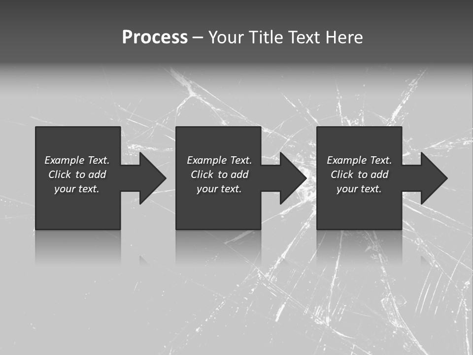Cracked Bullet Gunshot PowerPoint Template
