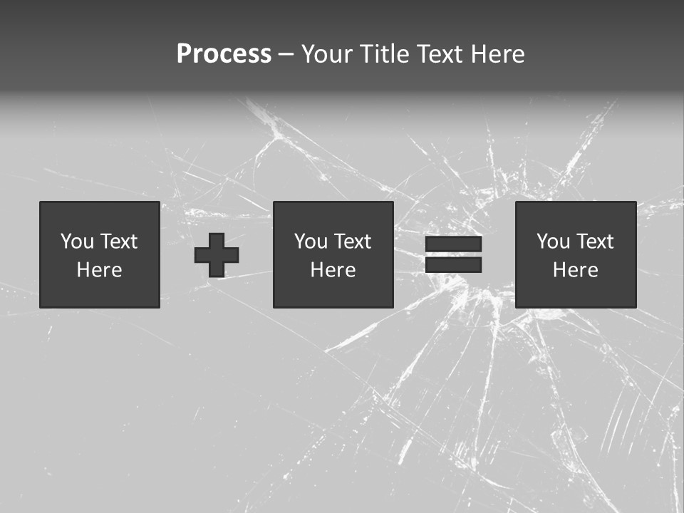 Cracked Bullet Gunshot PowerPoint Template