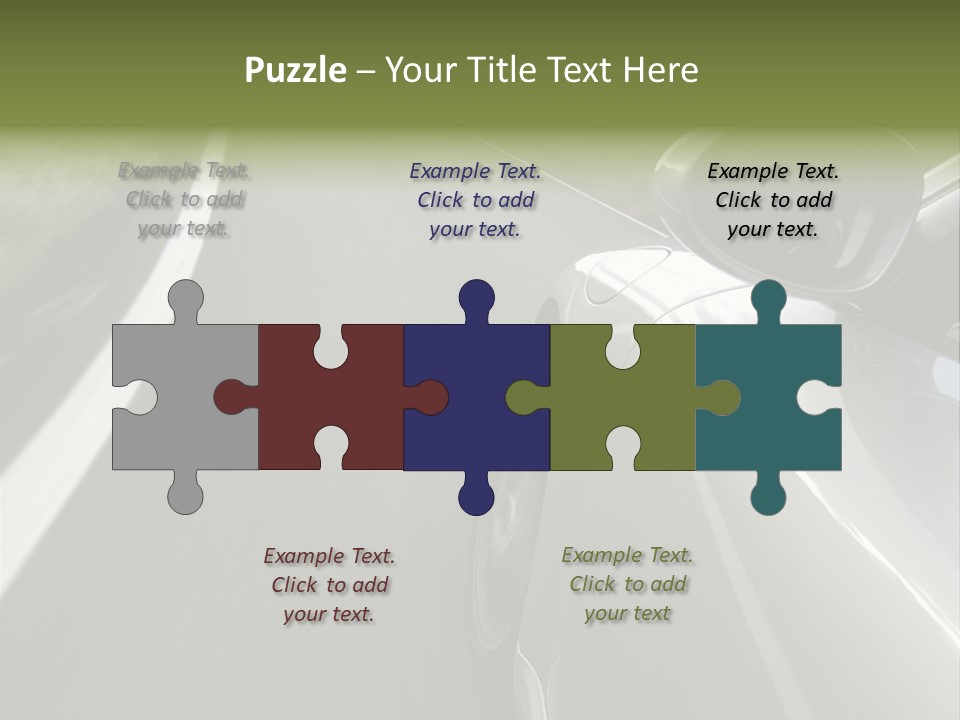 German Turbo Motion PowerPoint Template