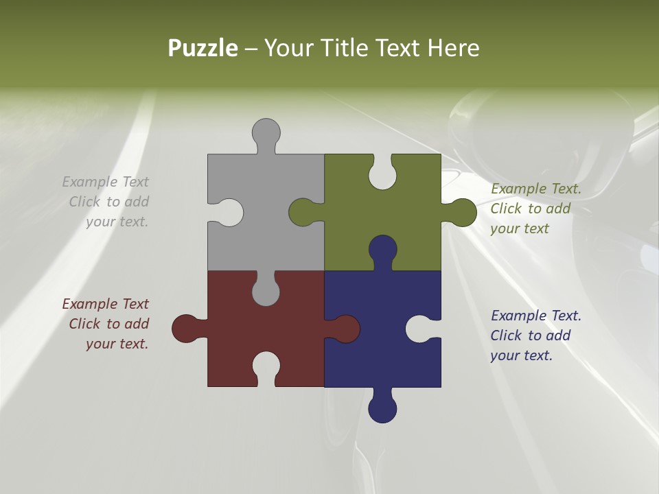 German Turbo Motion PowerPoint Template