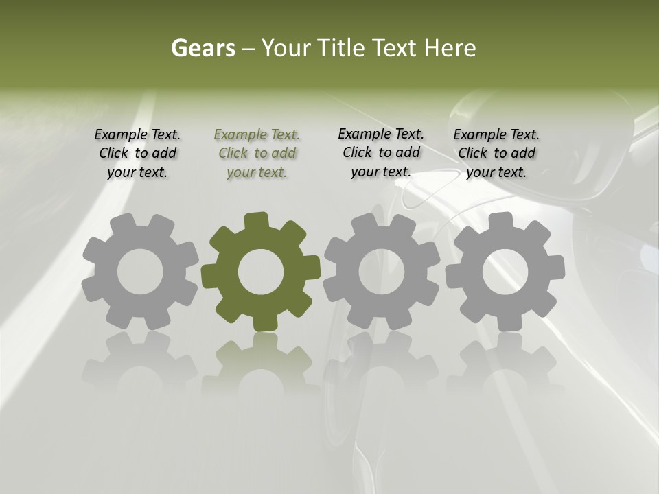 German Turbo Motion PowerPoint Template