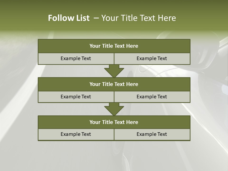 German Turbo Motion PowerPoint Template