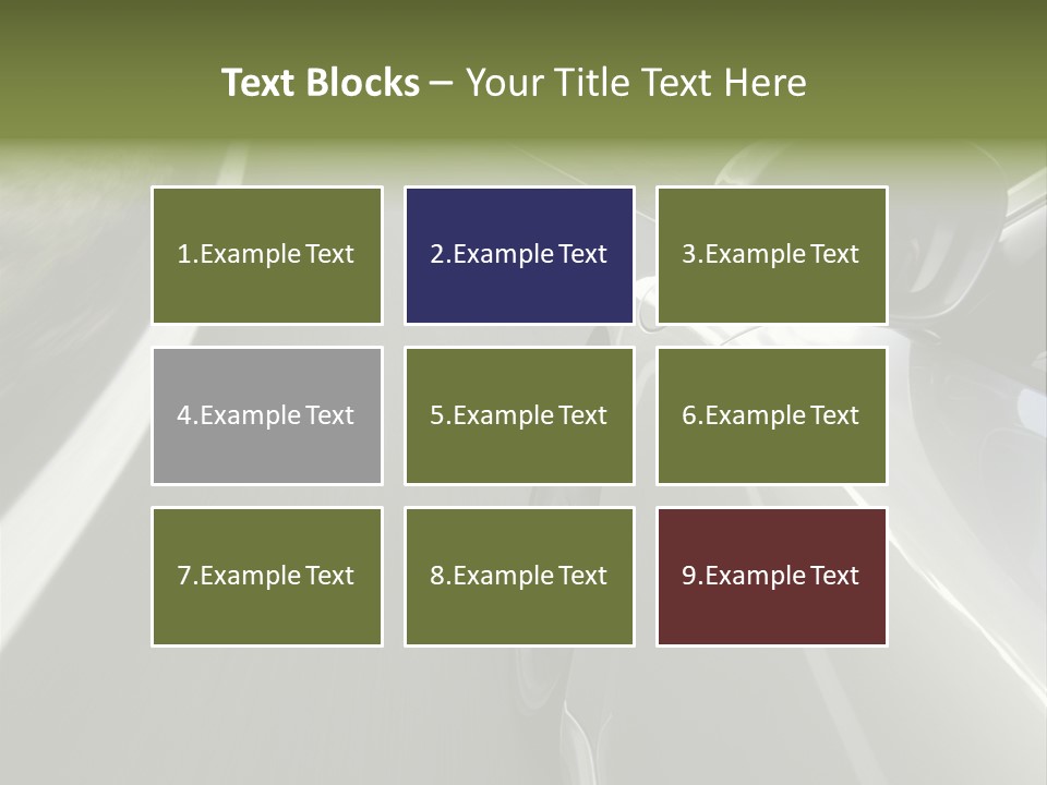 German Turbo Motion PowerPoint Template