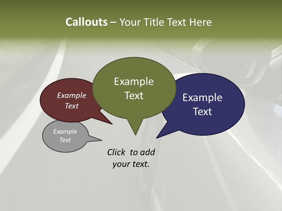 German Turbo Motion PowerPoint Template