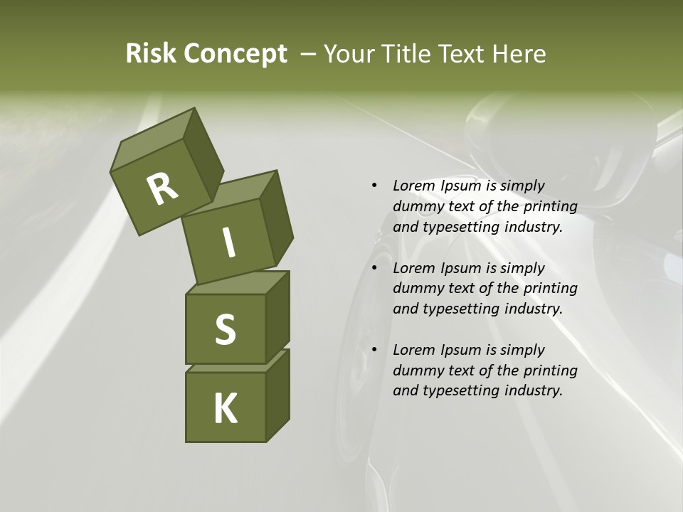 German Turbo Motion PowerPoint Template