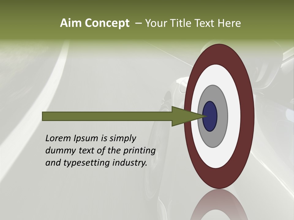 German Turbo Motion PowerPoint Template