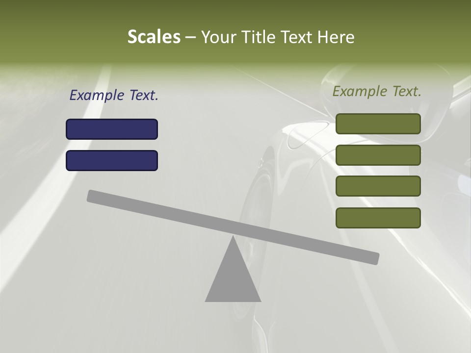 German Turbo Motion PowerPoint Template