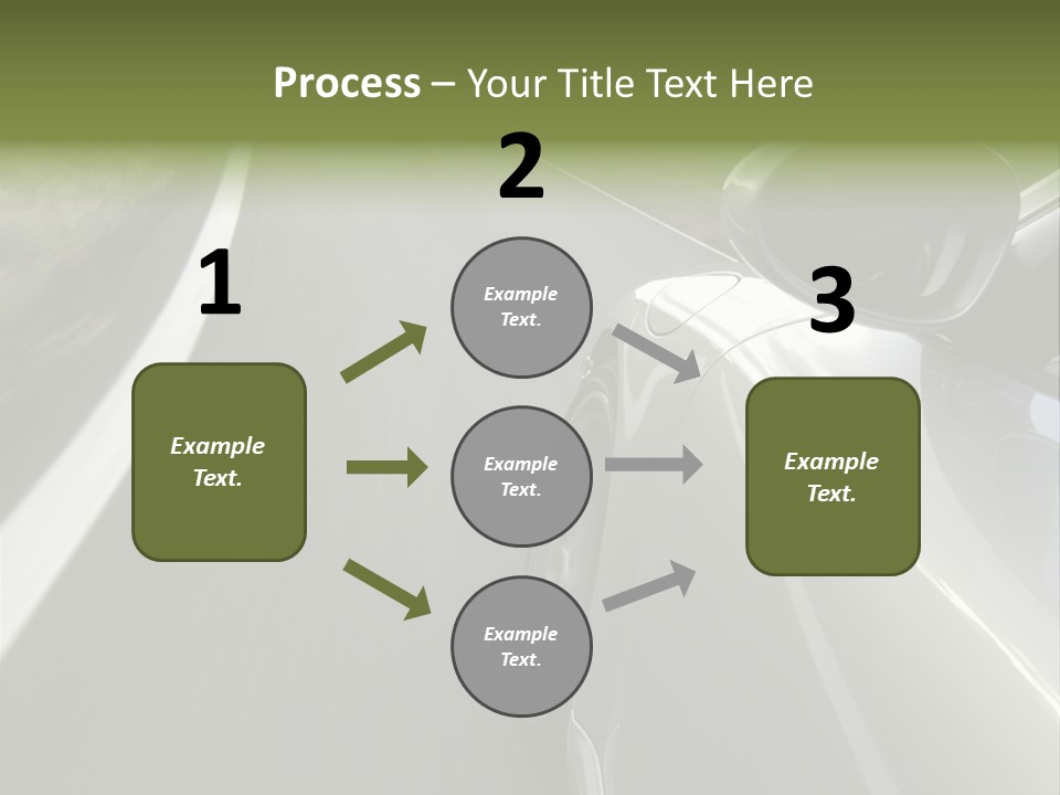 German Turbo Motion PowerPoint Template