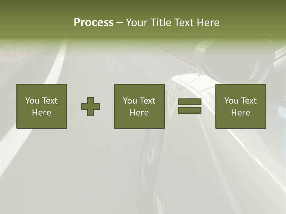 German Turbo Motion PowerPoint Template