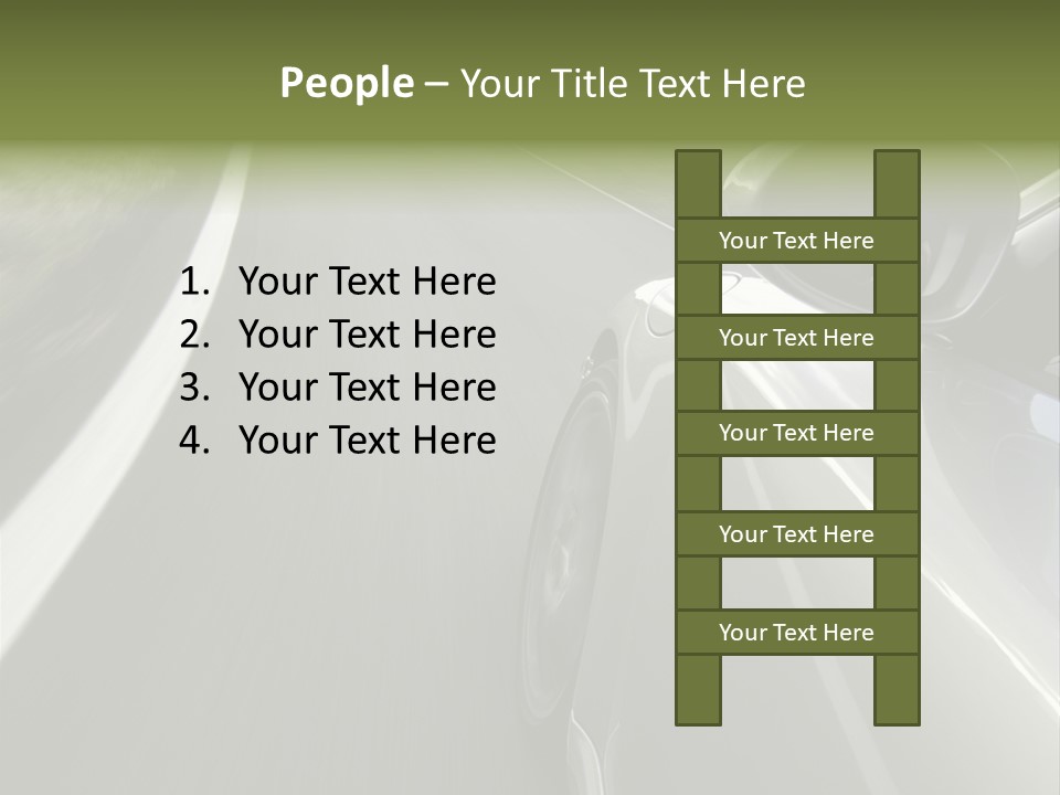 German Turbo Motion PowerPoint Template