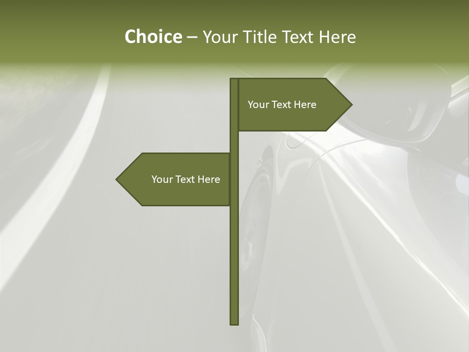 German Turbo Motion PowerPoint Template
