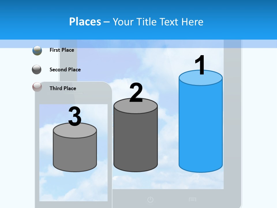 Touchscreen Modern Message PowerPoint Template
