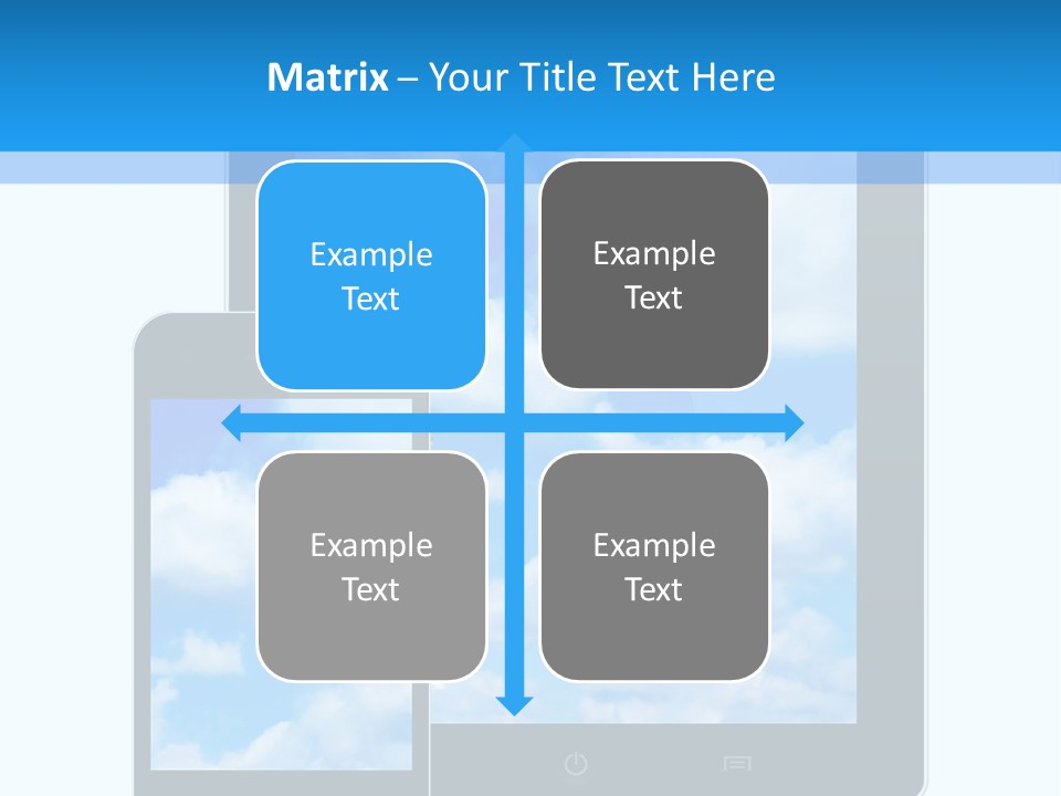 Touchscreen Modern Message PowerPoint Template