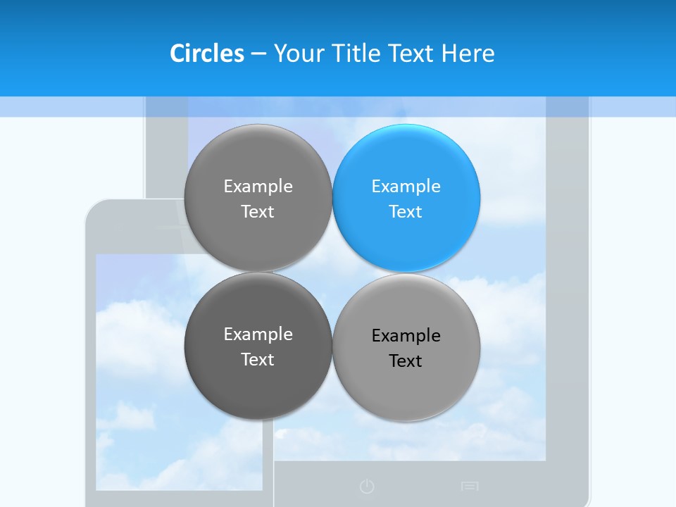 Touchscreen Modern Message PowerPoint Template