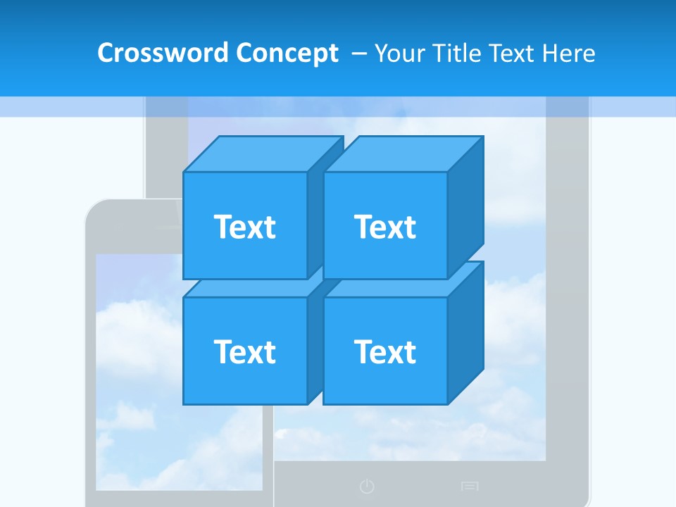 Touchscreen Modern Message PowerPoint Template