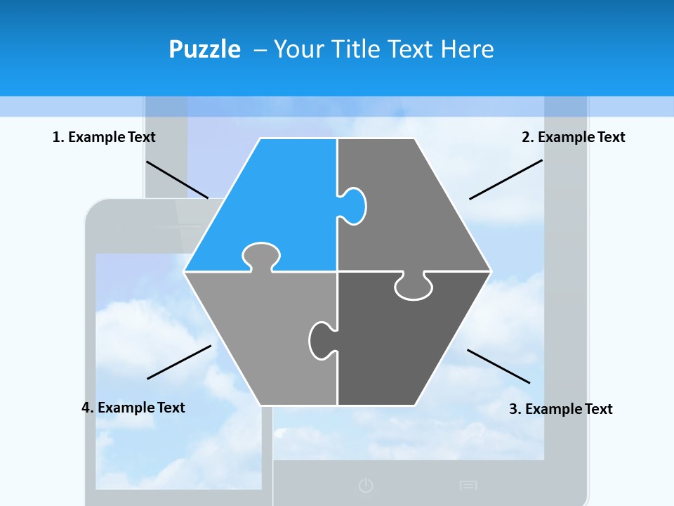 Touchscreen Modern Message PowerPoint Template