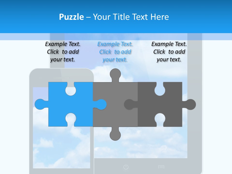 Touchscreen Modern Message PowerPoint Template