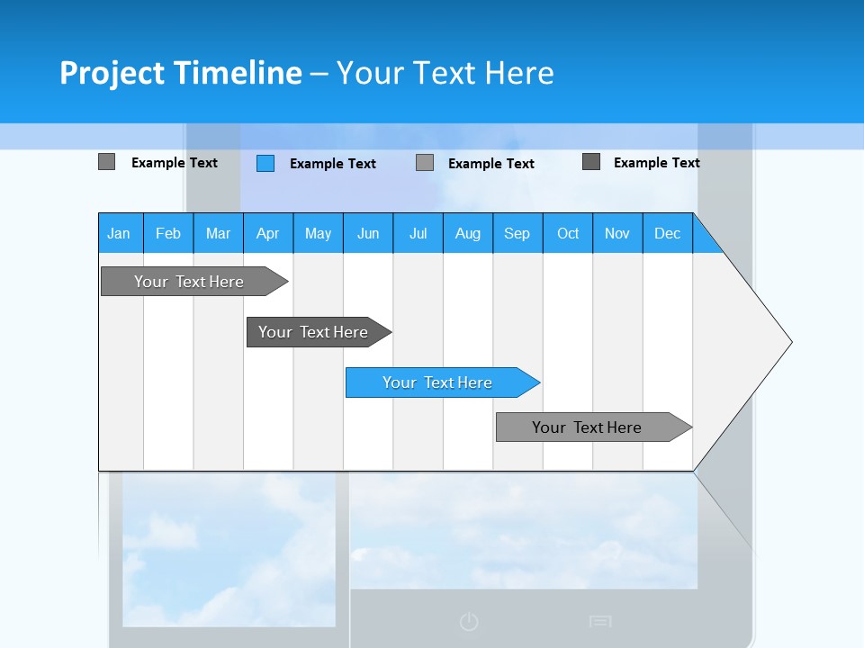 Touchscreen Modern Message PowerPoint Template