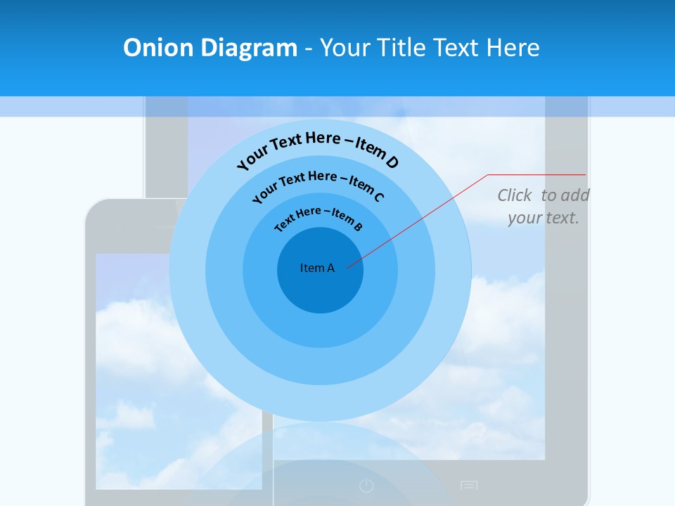 Touchscreen Modern Message PowerPoint Template