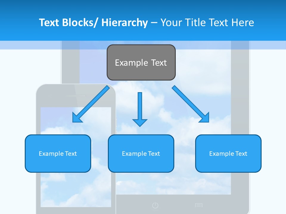 Touchscreen Modern Message PowerPoint Template