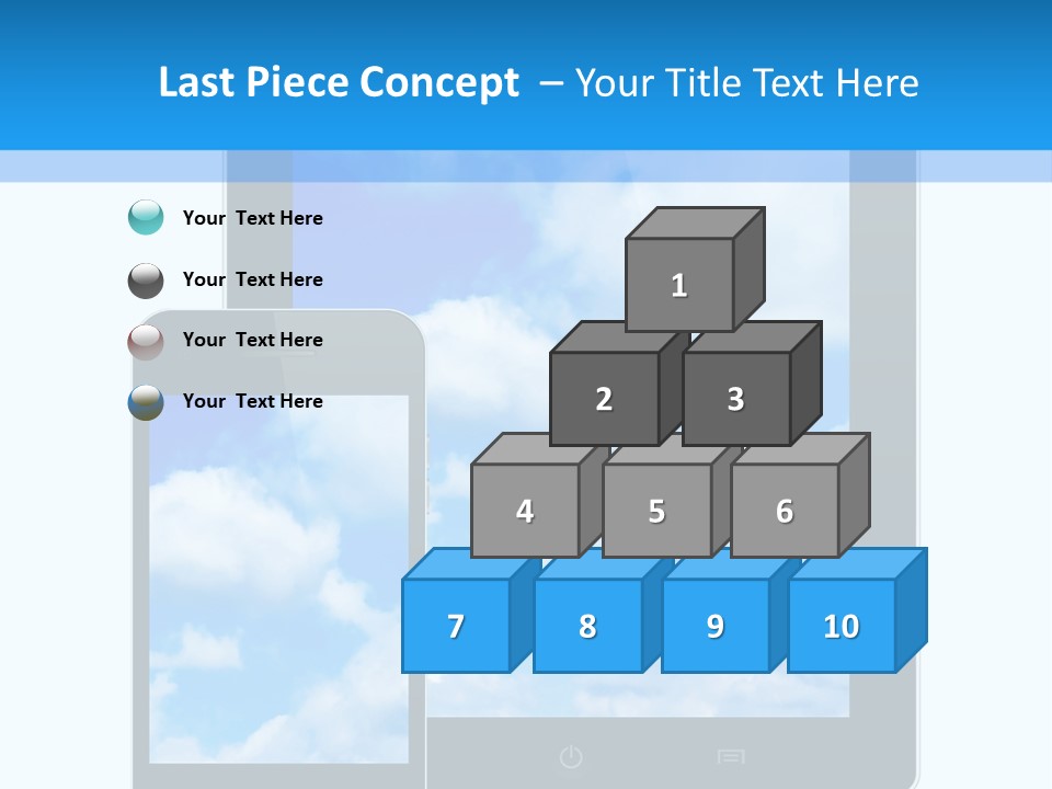 Touchscreen Modern Message PowerPoint Template
