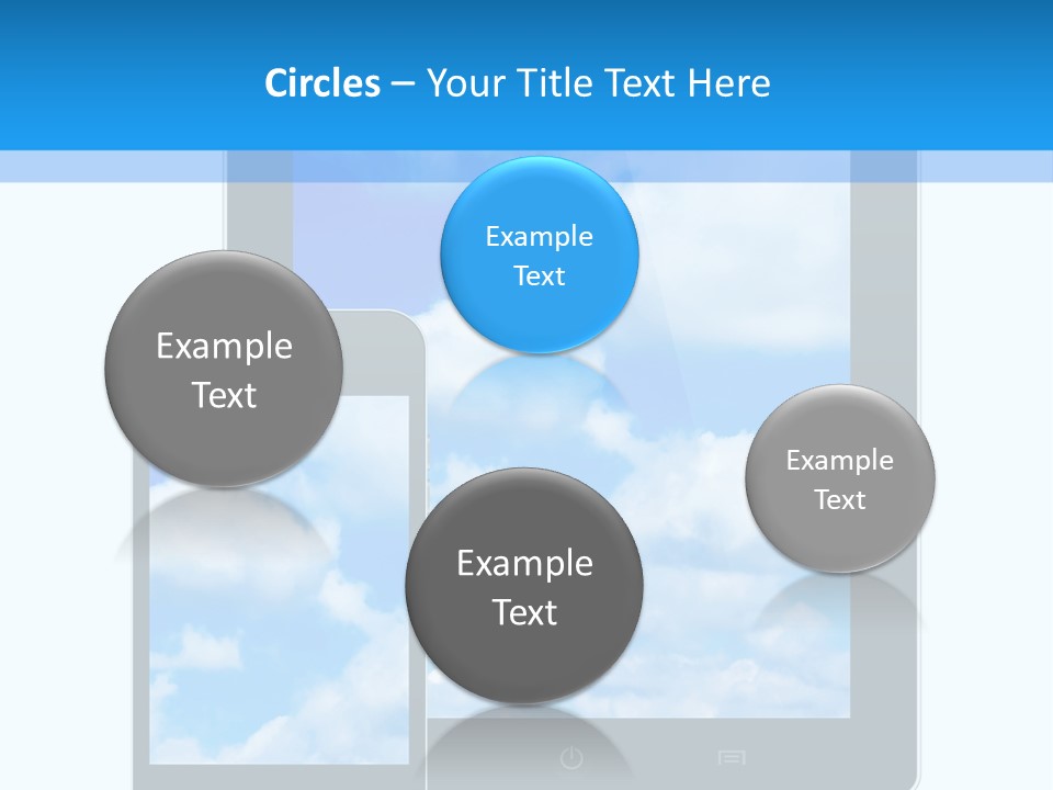 Touchscreen Modern Message PowerPoint Template