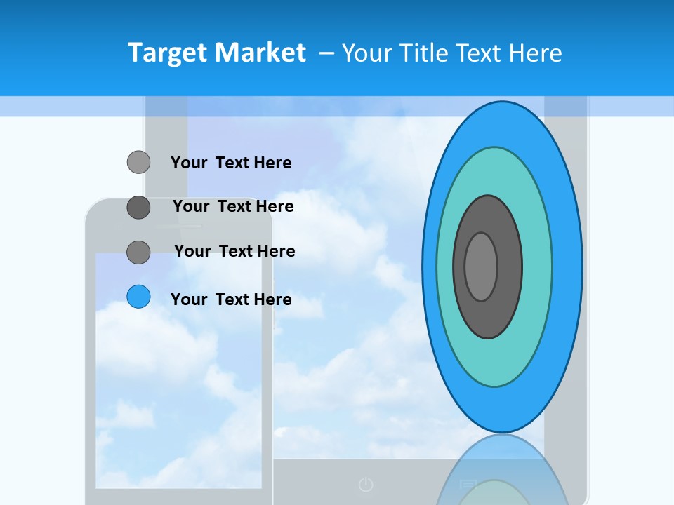 Touchscreen Modern Message PowerPoint Template