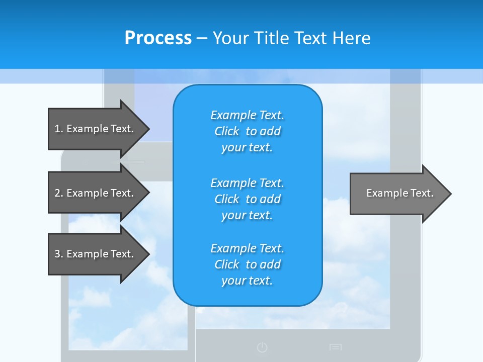 Touchscreen Modern Message PowerPoint Template