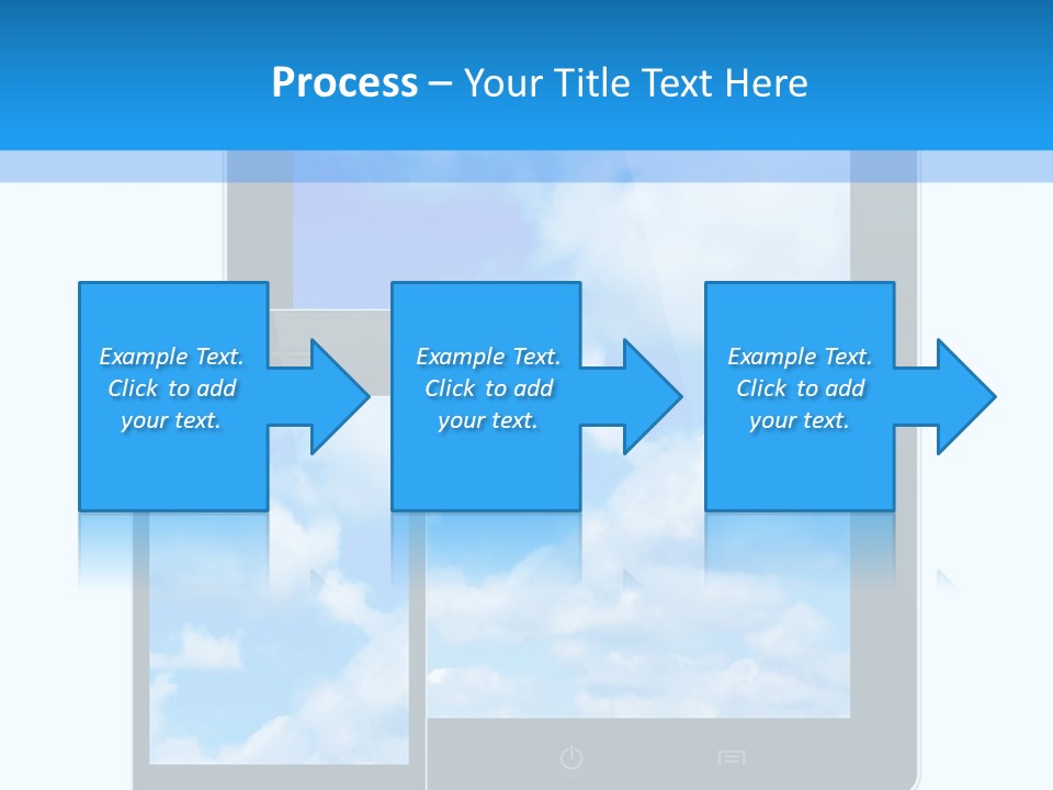 Touchscreen Modern Message PowerPoint Template