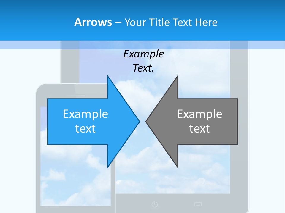 Touchscreen Modern Message PowerPoint Template