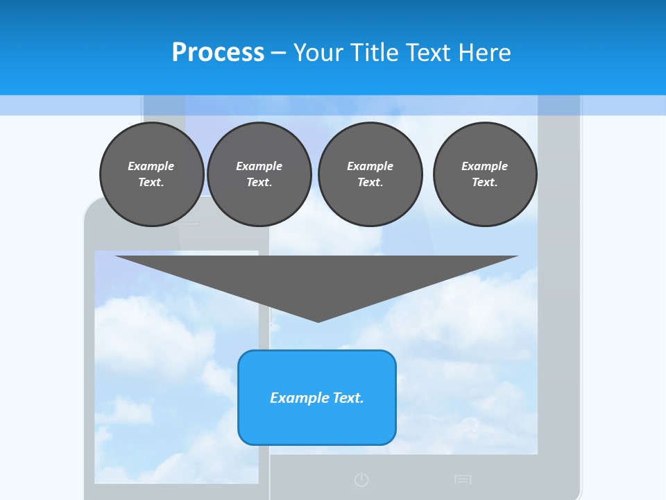 Touchscreen Modern Message PowerPoint Template
