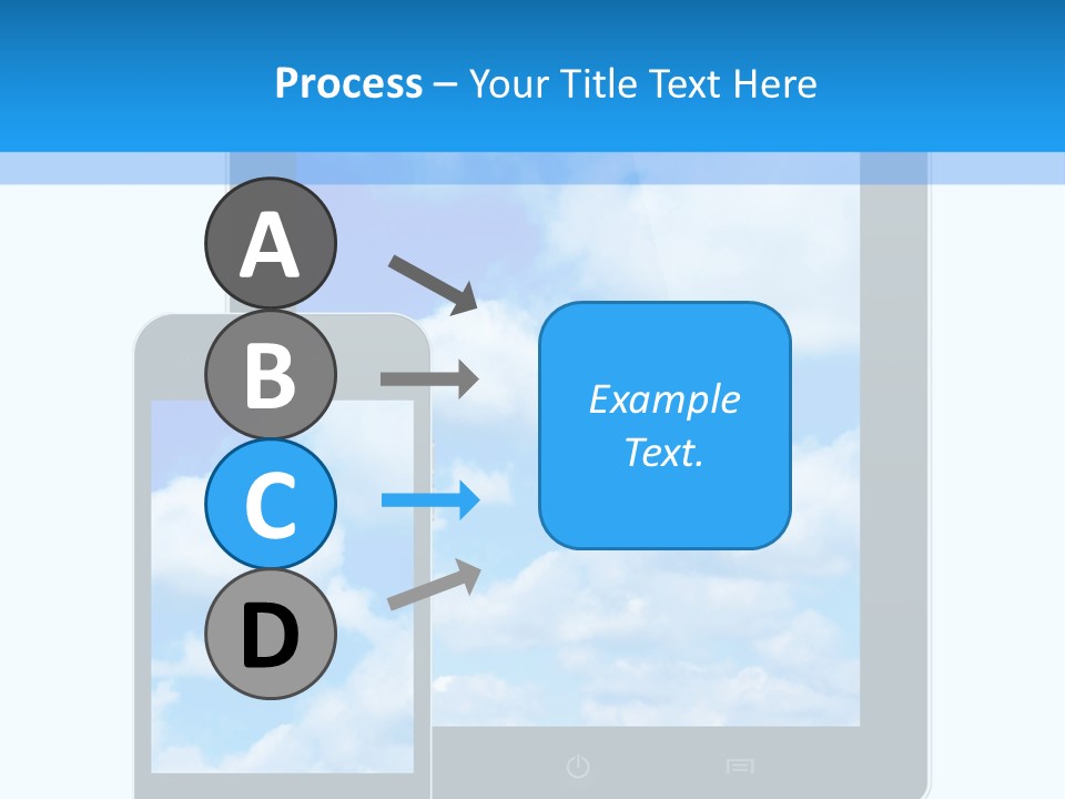 Touchscreen Modern Message PowerPoint Template