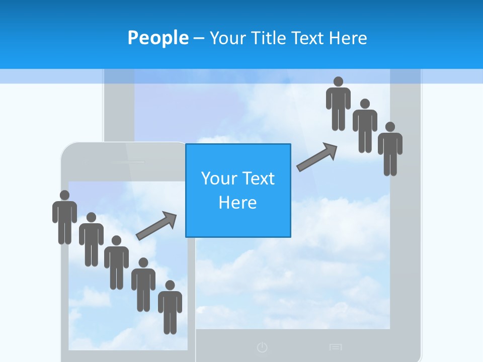 Touchscreen Modern Message PowerPoint Template