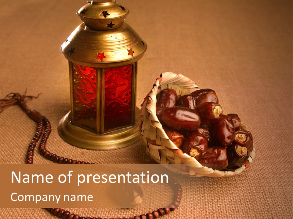 Islamic Beduine Culture PowerPoint Template