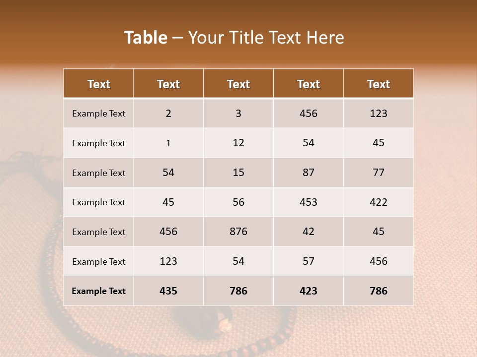 Islamic Beduine Culture PowerPoint Template