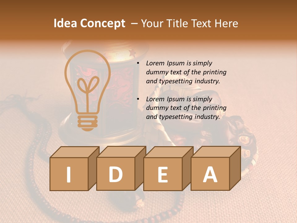 Islamic Beduine Culture PowerPoint Template