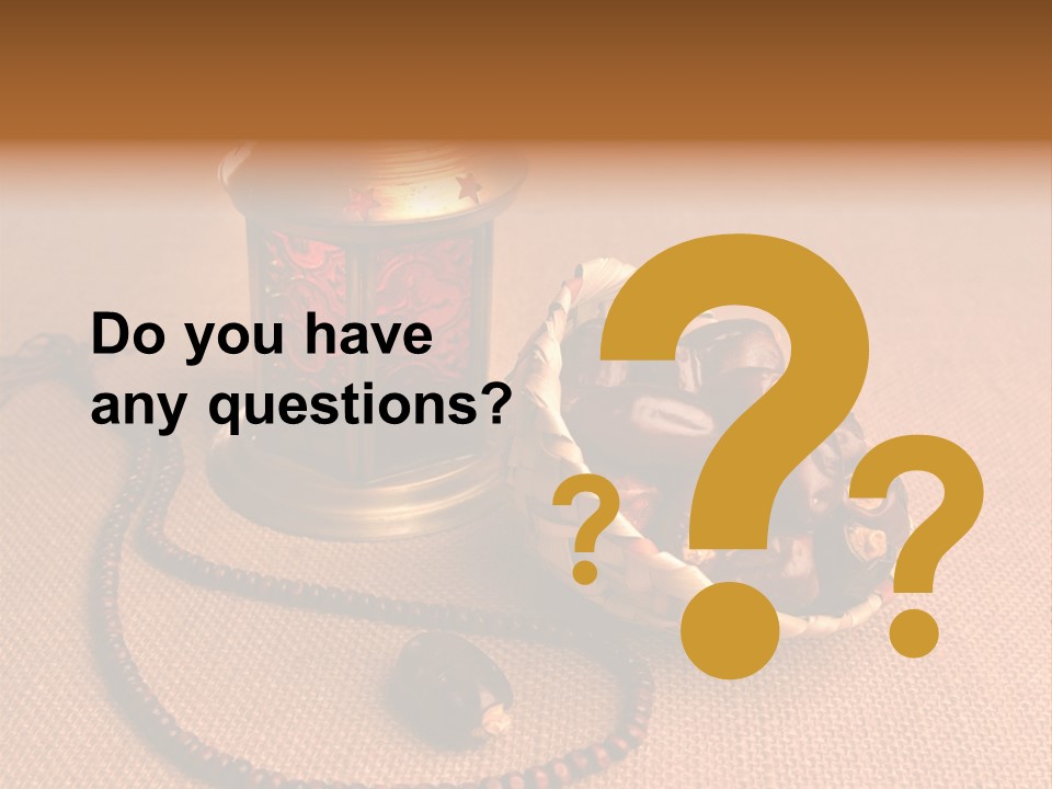 Islamic Beduine Culture PowerPoint Template