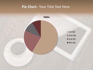 Pad Examining Desktop PowerPoint Template