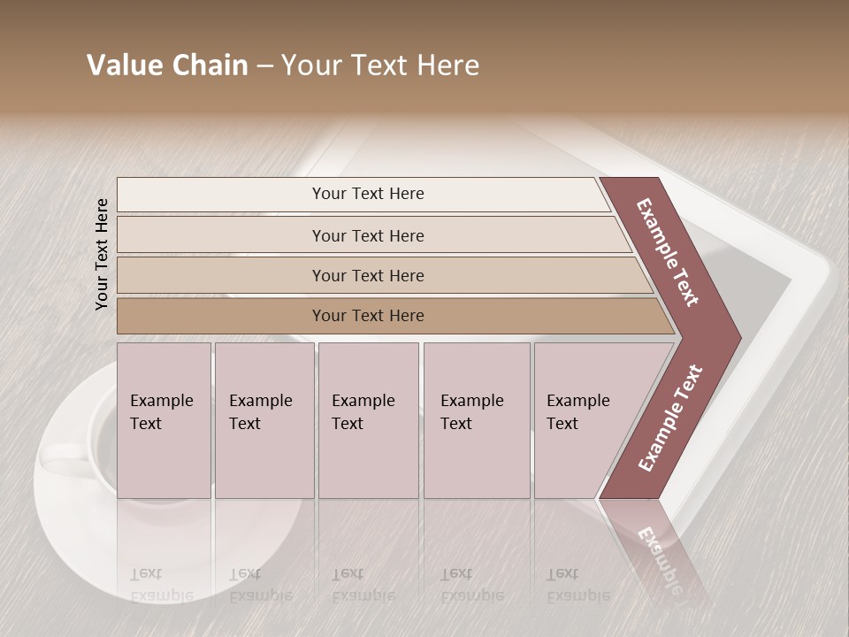 Pad Examining Desktop PowerPoint Template