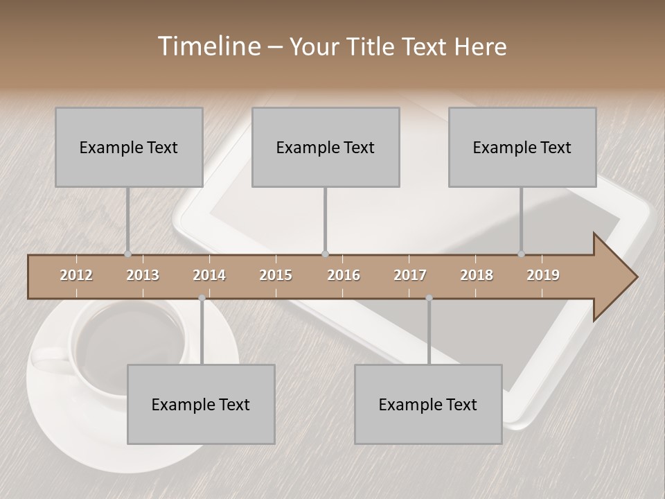 Pad Examining Desktop PowerPoint Template