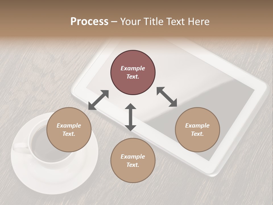 Pad Examining Desktop PowerPoint Template