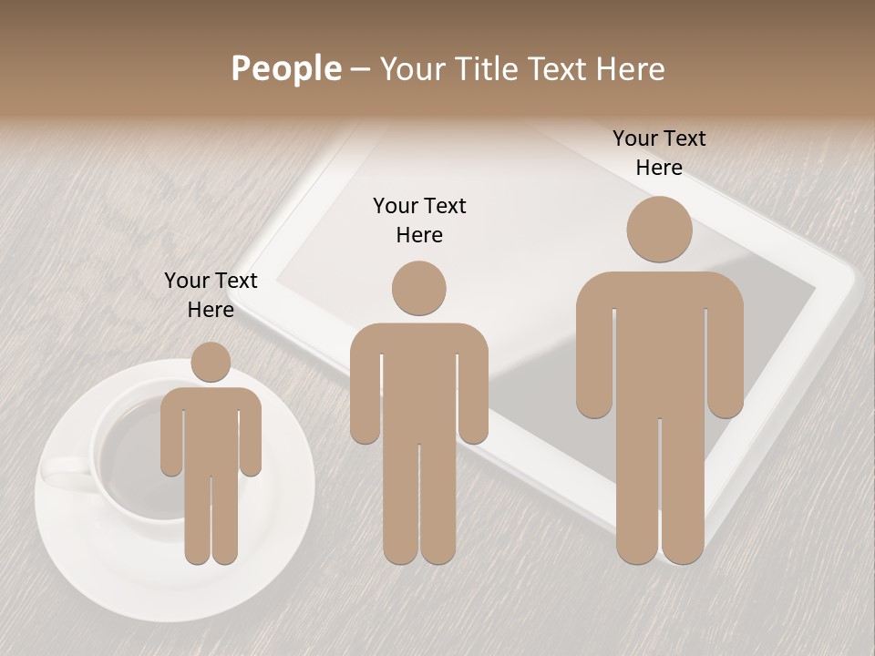 Pad Examining Desktop PowerPoint Template