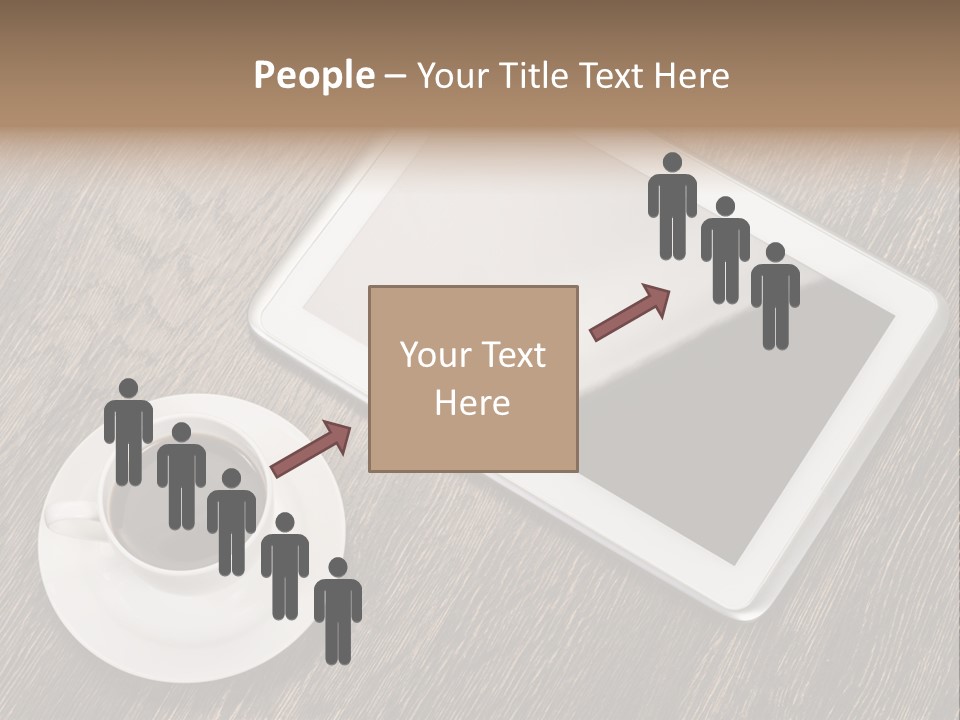 Pad Examining Desktop PowerPoint Template
