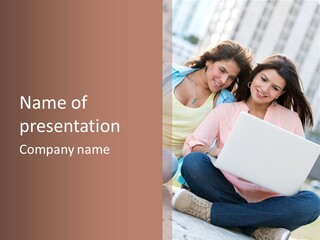 Joyful Lifestyle Adults PowerPoint Template