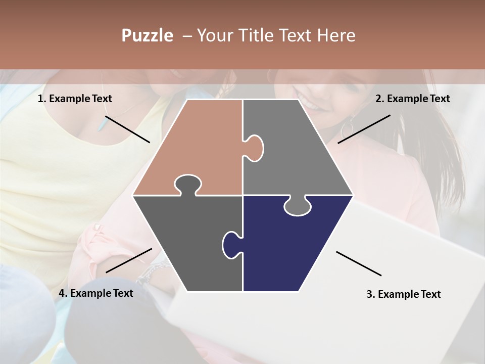 Joyful Lifestyle Adults PowerPoint Template