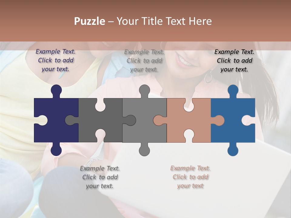 Joyful Lifestyle Adults PowerPoint Template